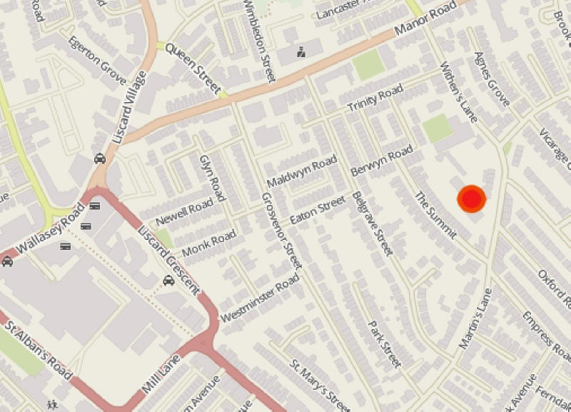 Christ Church Liscard Map